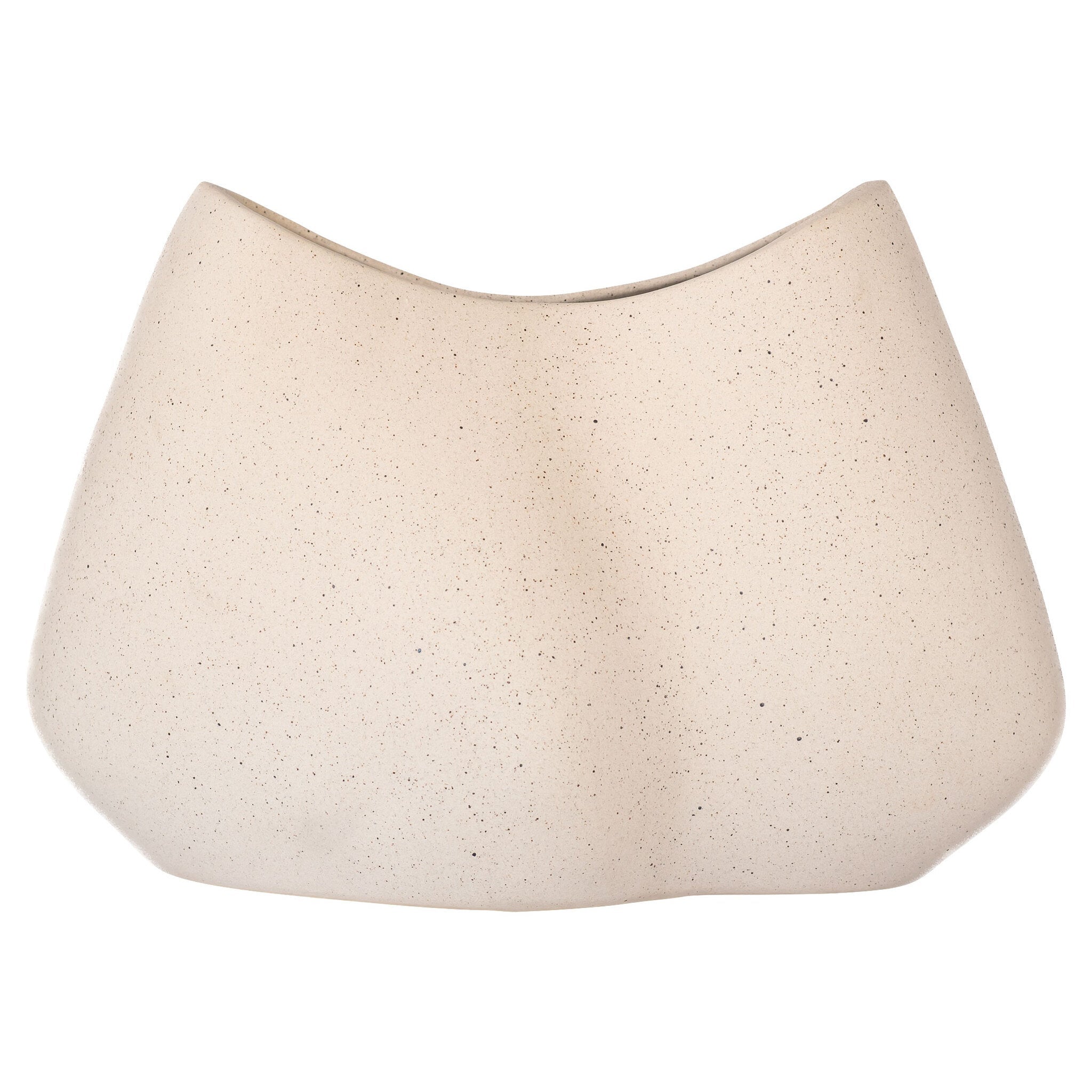 ORGANIC PINCHED BOWL DESIGNED BY THOM FILICIA | GRAINY WHITE