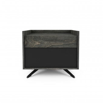 LAURENT 2 DOOR FOG NIGHTSTAND