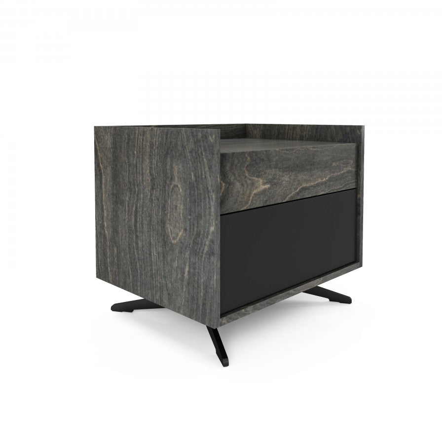 LAURENT 2 DOOR FOG NIGHTSTAND