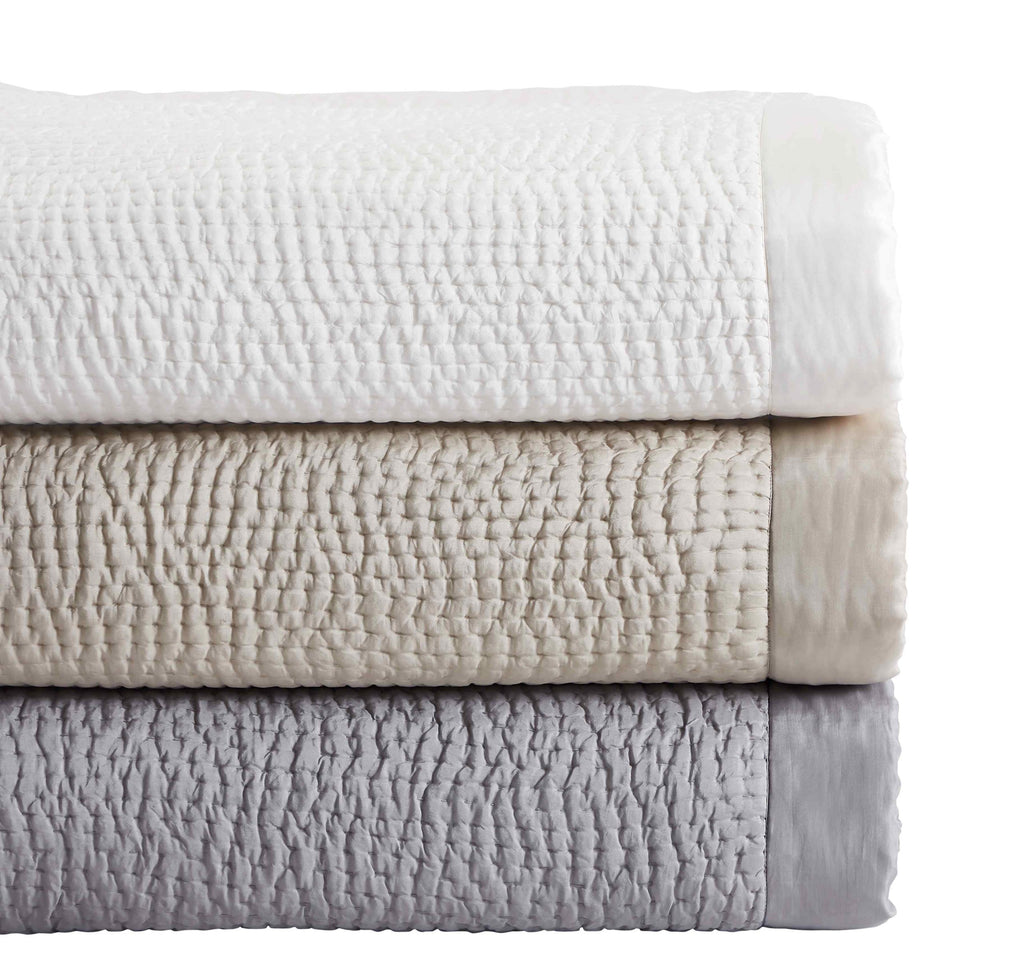 LUCY COVERLET IN OYSTER- KING