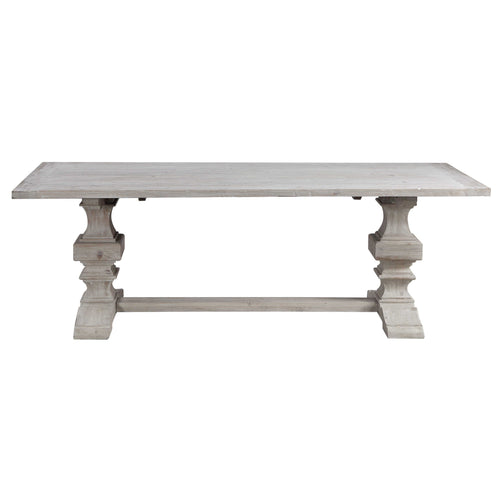 BALDRICK EXTENSION DINING TABLE - WHITE