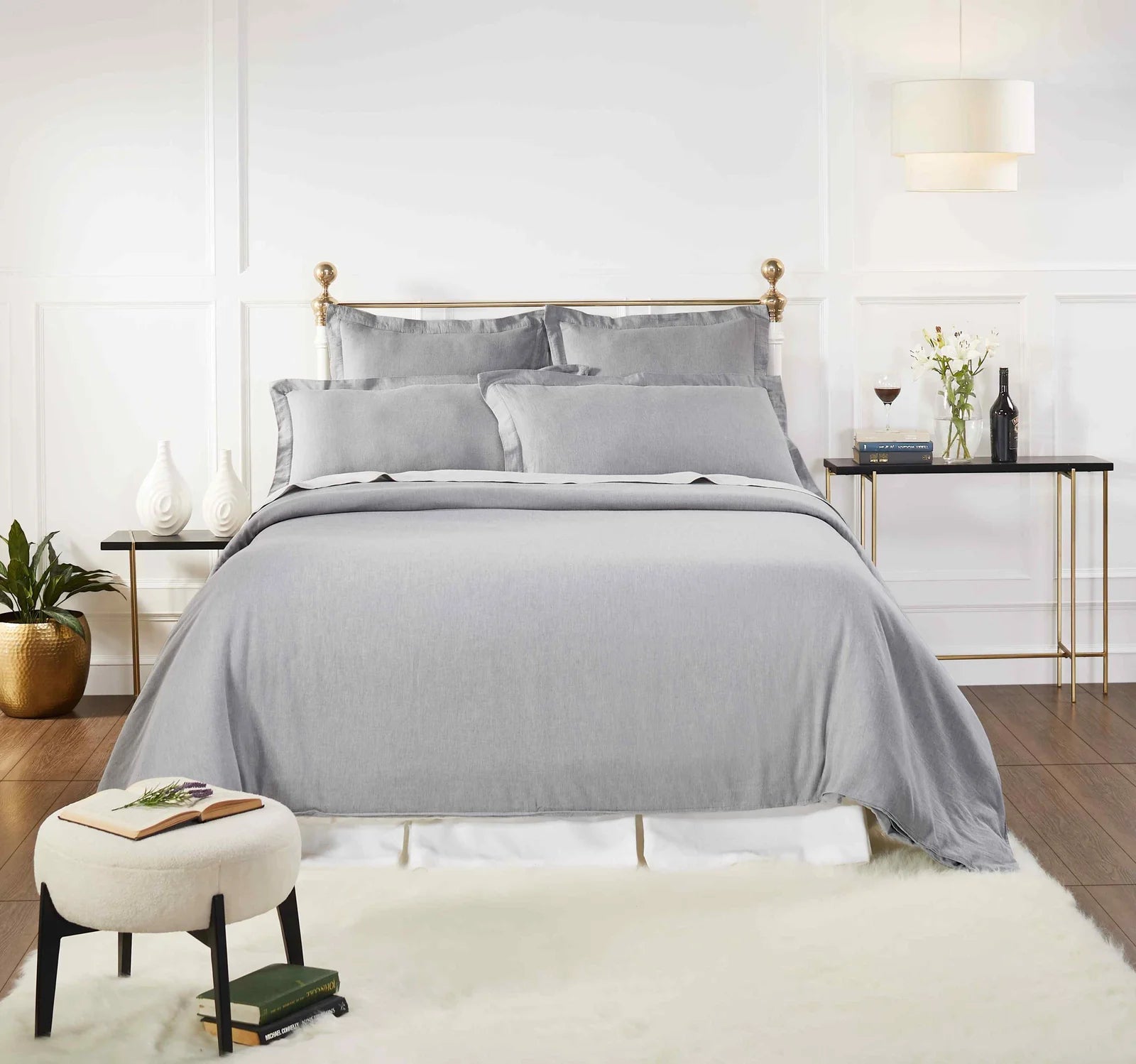 TERRIER DUVET COVER - FOG- KING